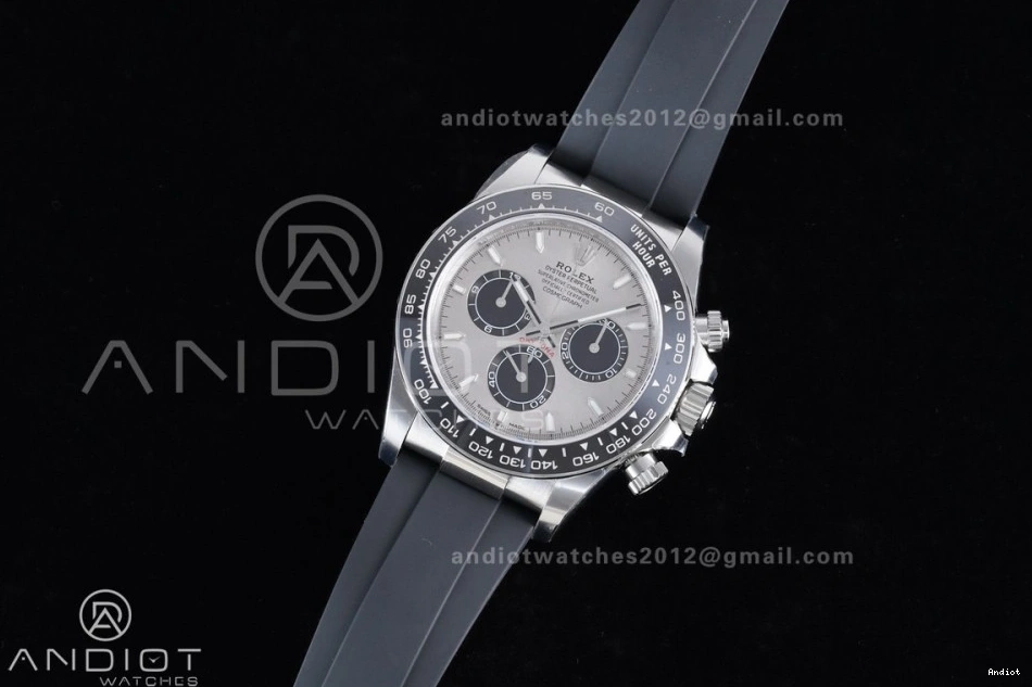 on Black 126519 Dial Edition VS4131 (Weighted) Strap V2 Daytona Best Gray 1:1 VSF Oysterflex 0119